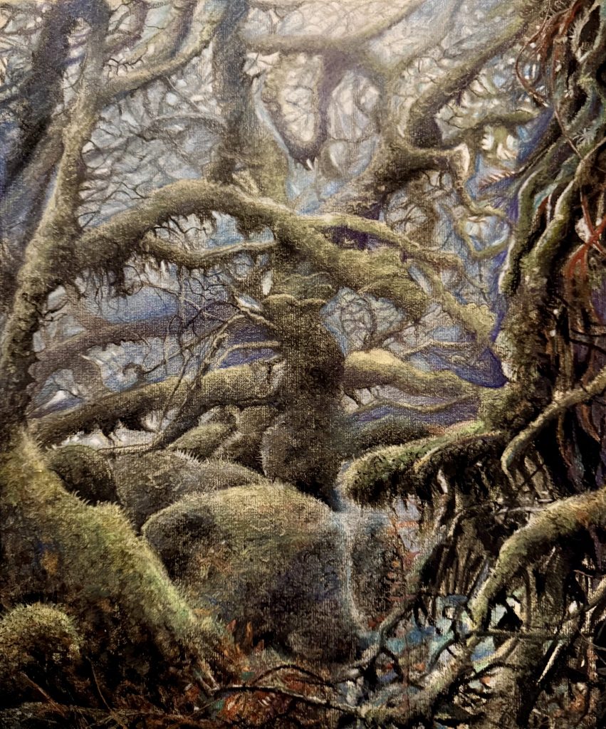 Entangled Field, mixed media, 2026, Sara Heinrich